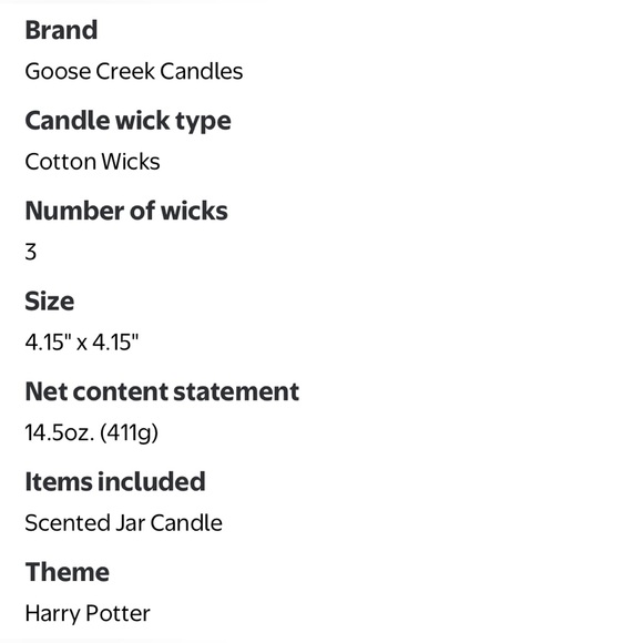 Harry Potter Slytherin 3-Wick Candle by Goose Creek 14.5 oz NEW - Picture 9 of 15